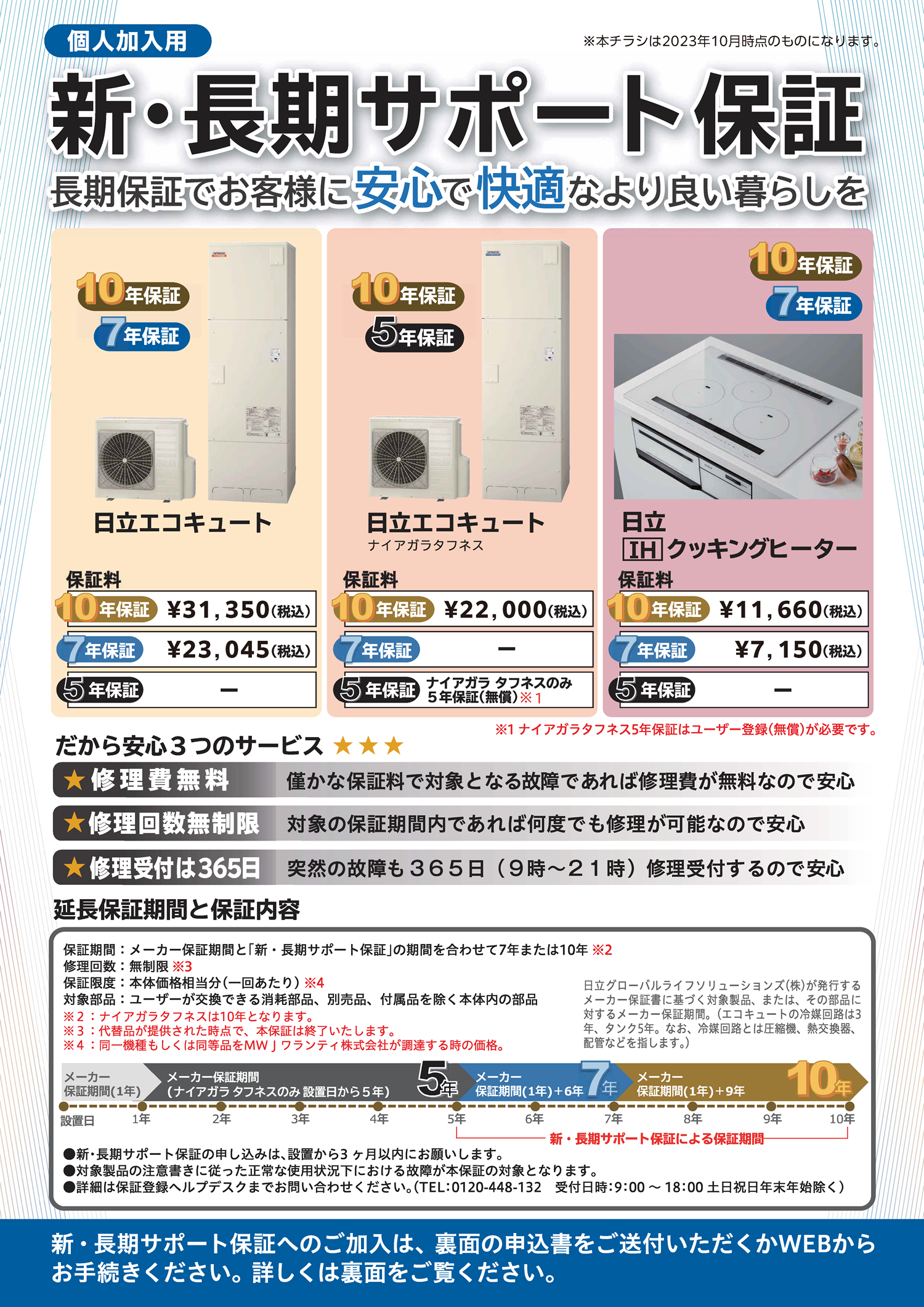 新・長期保証サポート 日立グローバルライフソリューションズ株式会社